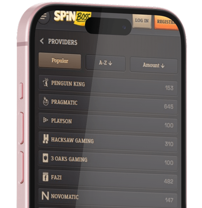 Aqua Spins casino game lobby with top slots and providers